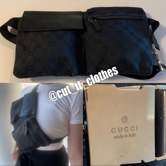Gucci Handbags - EUC🖤Gucci Monogrammed Belt Bag/Bum Bag/Waist Bag/Fanny Pack